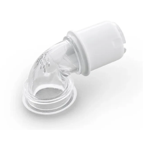 Elbow and connector assembly for Dreamwear CPAP mask