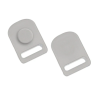 Non-magnetic clips for Wisp CPAP mask
